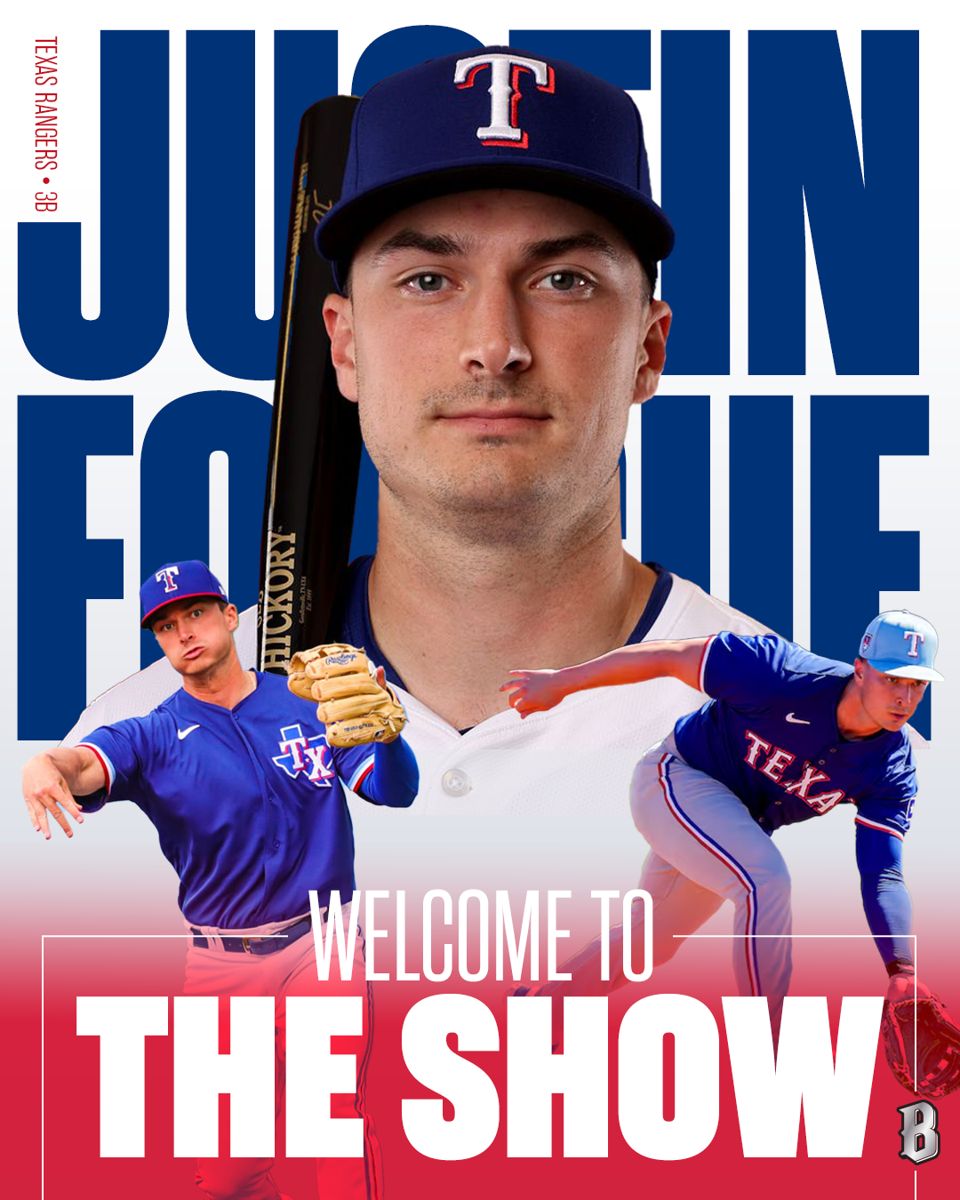 Justin Foscue Welcome to The Show call-up graphic