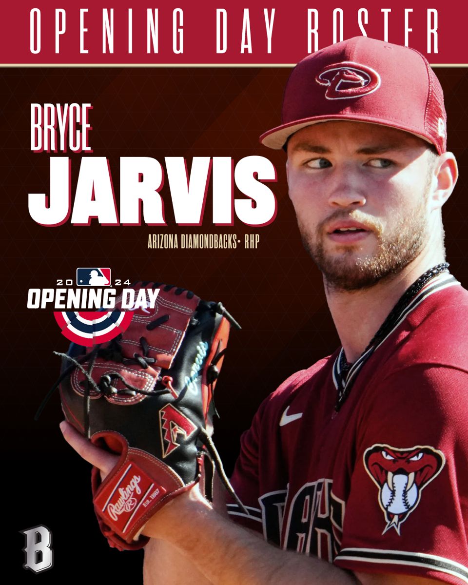 Bryce Jarvis Opening Day roster graphic