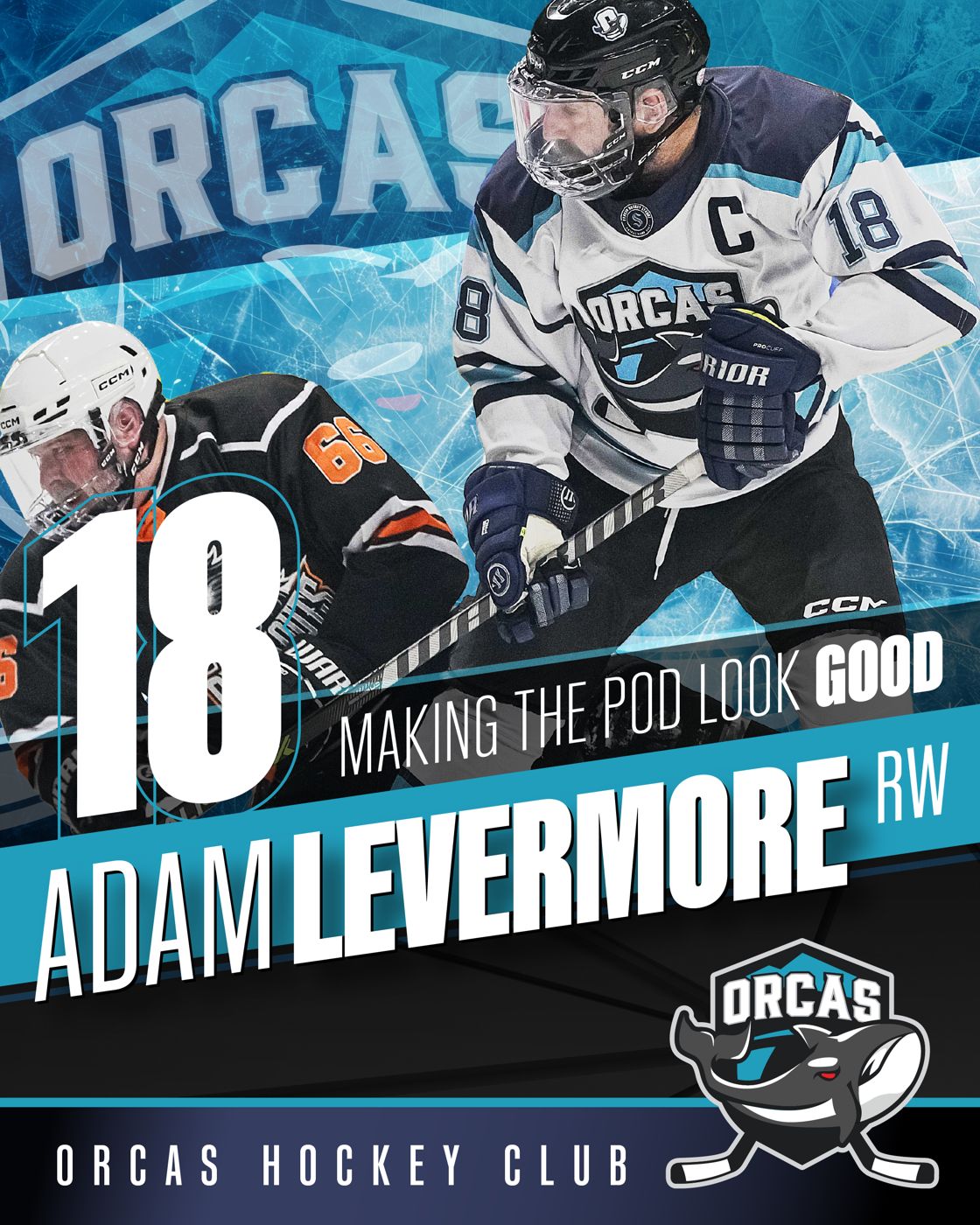 Orcas player feature graphic